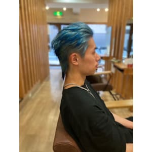 お客様髪質改善データ1455（オーシャンブルー）