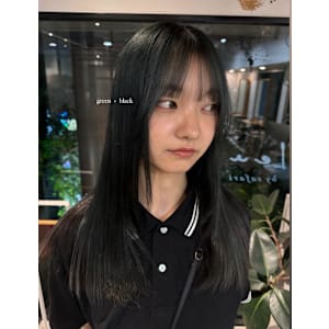 オリーブ/ロング/10代20代/薬院