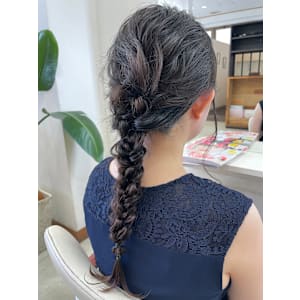 結婚式ヘアセット☆ヘアアレンジ