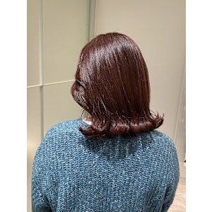 《レッドブラウンカラー》暖色カラー