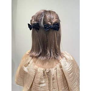 《リボンアレンジ》×《ツインハーフ》