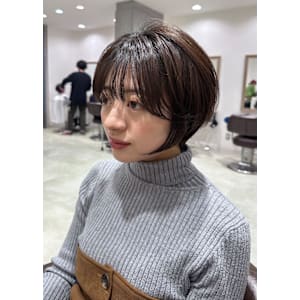 三軒茶屋_レディース_ショート_丸みショート_ショートボブ