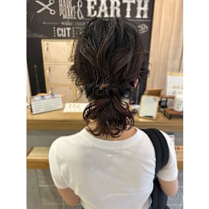 三軒茶屋_ヘアアレンジ_ヘアセット_シニヨン_ふんわり