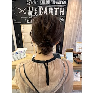 三軒茶屋_レディース_ヘアアレンジ_ヘアセット_大人_小顔