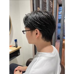 三軒茶屋_メンズ_メンズカット_ショート_ビジネス_黒髪