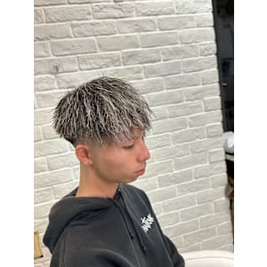 フェードマッシュ×ツイストスパイラル×メッシュ