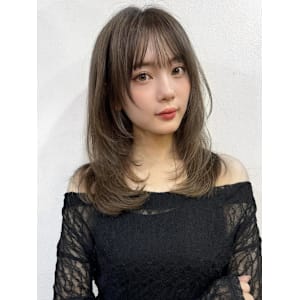 レイヤーカットレイヤーロングワンカール