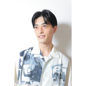 爽やかビジネスショートセンターパート韓国マッシュ