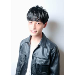 韓国マッシュツーブロック韓国パーマ爽やかショート