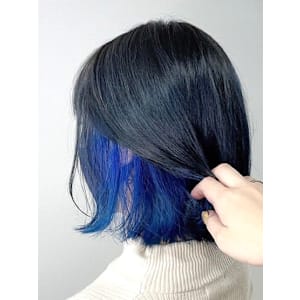 ブルーインナーカラー