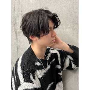 センターパート/毛流れセンターパート