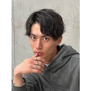 アップバング/2wayスタイル/刈り上げマッシュ