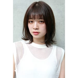 外ハネ×ナチュラルブラウン