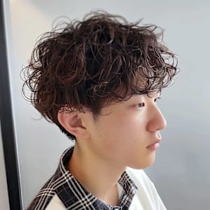 メンズ パーマ シャンプー 松原