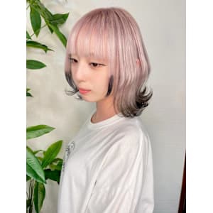 ピンクとエンドカラー【飯田淳平】Re:ta Hair