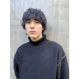 マッシュショートパーマ