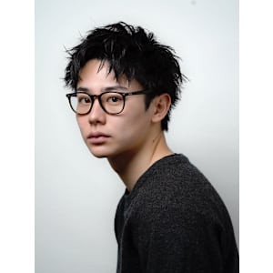 【alpha 新宿】束感×アップバング