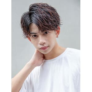 【小久保style】韓国マッシュニュアンスパーマダークカラー