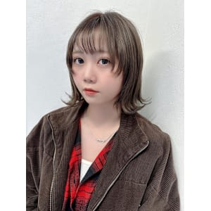 ミルクティベージュカラー♪きりっぱなしボブ♪