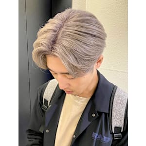 【SOLVER 南】ホワイトベージュ/センターパート