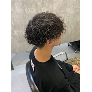 【SOLVER 南】波巻きパーマ/簡単スタイリング