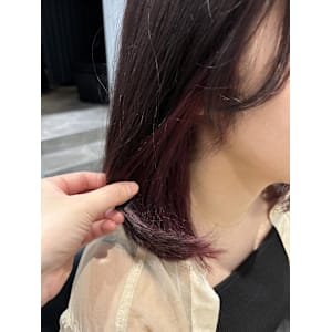 イヤリングカラー×カシスピンク