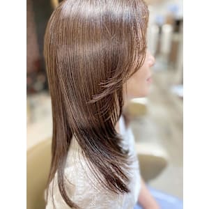 秋色透明感カラーくすみベージュ20代30代40代