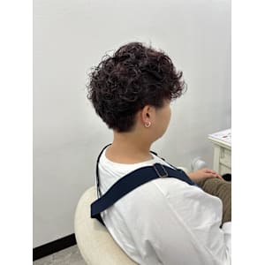 大人かわいい/プードルパーマ