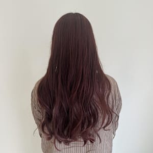 ブリーチなしレッドカラー