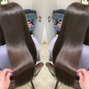 髪質改善ロングストレート【高田馬場　lok】