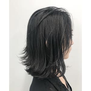 暗髪レイヤーロブ☆