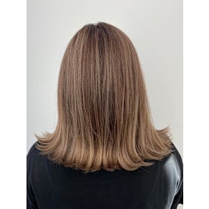 ハイライトピンクグラデ