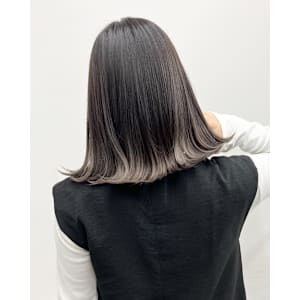 アッシュベージュグラデーション