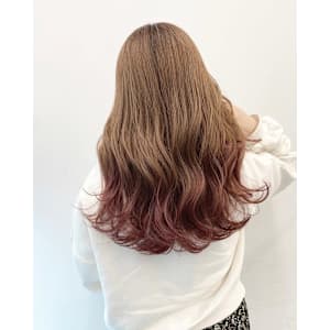 ハイトーンピンクグラデーション