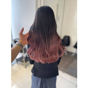 ピンクグラデーション