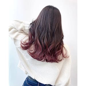 ピンクピンクバイオレットグラデーション