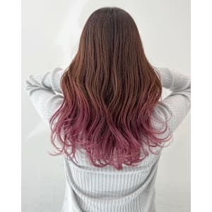 アッシュピンクグラデーション