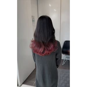 ピンクレッドグラデーション