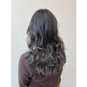 シルバーアッシュグラデーション