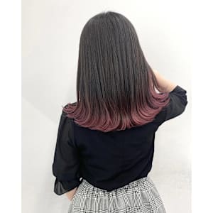 ピンクグラデーション