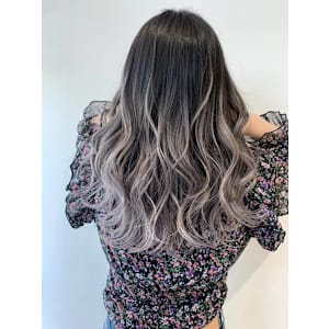 ミルクティーバレイヤージュ