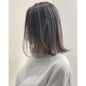 バレイヤージュグレー