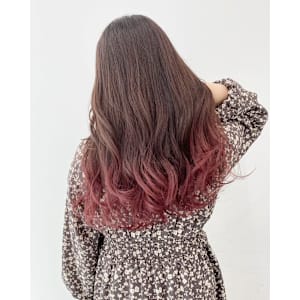 ピンクグラデーション