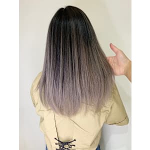 透明感アッシュバレイアージュ