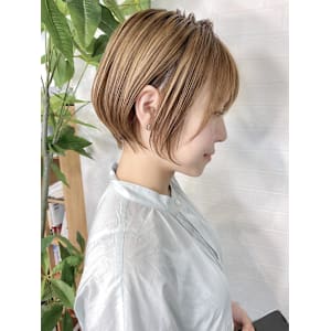小顔ショートボブ【飯田淳平】Re:ta Hair