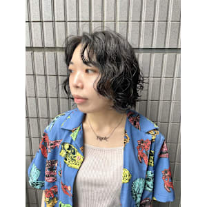 ボブパーマ/ショートスタイル/レイヤーボブ/クリームパーマ