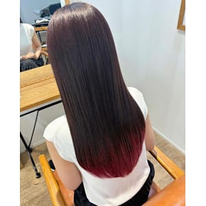 ブリーチ裾カラー