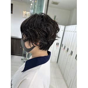 かわいいショートパーマ