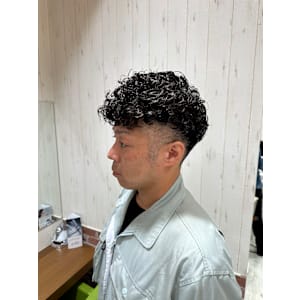 メンズパーマ/スペインカール/尼崎/立花