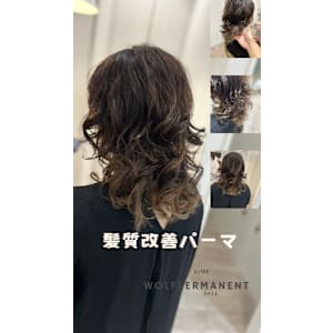 ウルフスタイル　髪質改善パーマ　デジキュア - LOHAS Hair ANGIE【ロハスヘア アンジェ】掲載中
